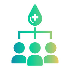 Obraz premium blood Gradient icon