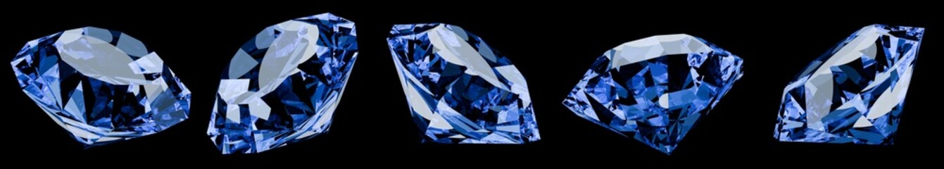 Diamond - Image ( different perspectives ) Realistic