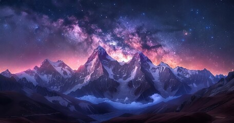 The stars at the top paint a dreamy night sky, and Ball's star, Meg CJ, and Taurus show interstellar details. The starry night sky over the mountains, where stars like Bohr could be seen on the distan