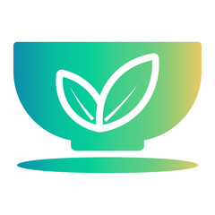 Obraz premium bowl Gradient icon