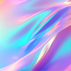 The Mesmerizing Holographic Texture of Iridescent Patterns for Modern Design. Ideal for use in digital design, packaging, fashion, marketing materials, social media graphics, and event promotions.