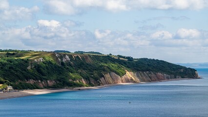 Haven Cliffs Naturist Beach, Jurassic Coast, Seaton, Devon, England