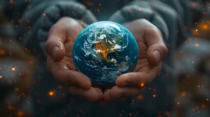 Fototapeta premium The concept of cosmic planets