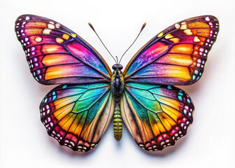 Obraz premium Vibrant Butterfly with Intricate Wing Patterns