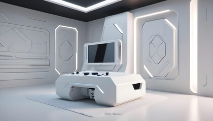 Fototapeta premium Clear Plain Shiny Soft Vintage Bokeh Cloudy Wave Like Geometric White Background or Texture