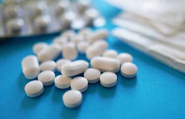 様々な薬の錠剤