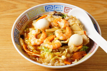 海鮮中華丼