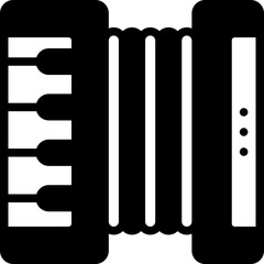 Accordion Glyph Icon