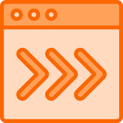 Obraz premium Breadcrumb Dual Tone Icon