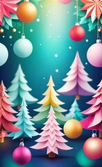 christmas tree with balls