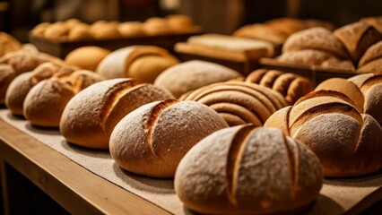  A delightful assortment of freshly baked breads