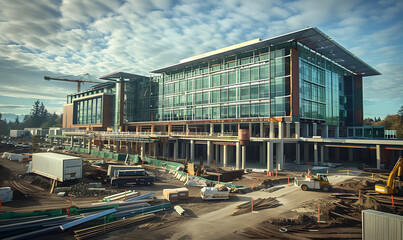 Obraz premium engineering and construction concept.