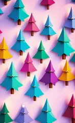 abstract christmas tree