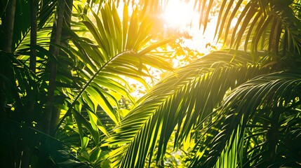 palm tree in the sun