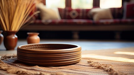 Wooden bowl, handcrafted art  