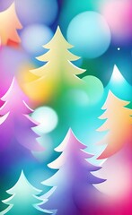 abstract christmas tree