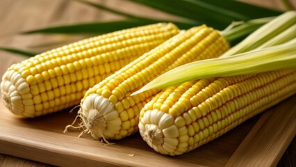  Freshly harvested corn ready for a delicious meal