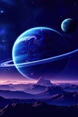 the AI Image Generator, night sky and moon