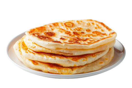 Stack of Indian Flatbreads, Roti, Chapati, Parotta, Paratha