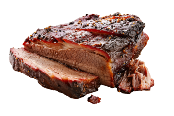 Juicy Sliced Smoked Brisket