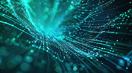 Abstract communication and future technology data flow