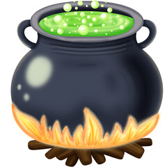 Halloween cauldron