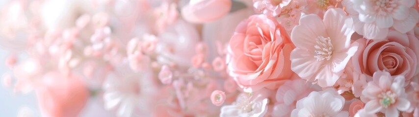 Obraz premium Womens Day celebration with colorful illustration background and decorative wallpaper