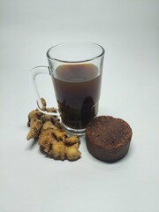 Ginger drink with a mixture of spices