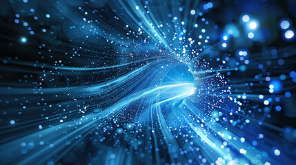 Abstract communication and future technology data flow