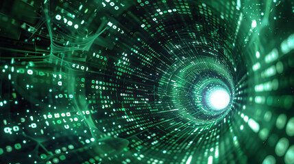 Abstract communication and future technology data flow