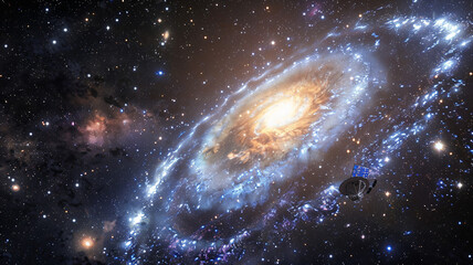 Fototapeta premium galaxy of space