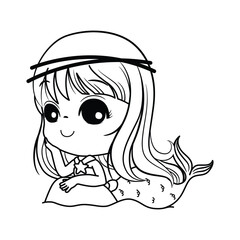 Kawaii Cloud with Hanging Stars with pink background