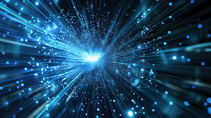 Abstract communication and future technology data flow