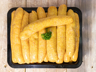 Honey Satay chicken sausages 