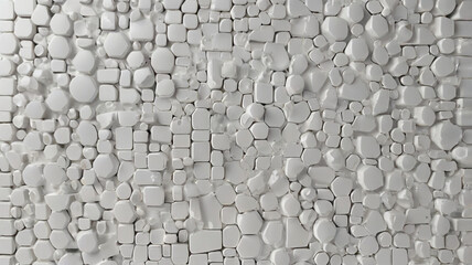 White background of architecture and technology