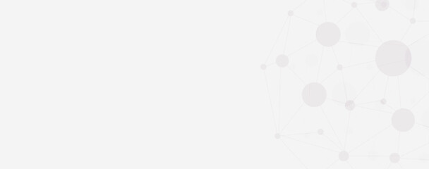 Abstract social network connection banner background concept