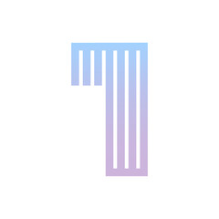 Monogram 7. Number 7. Number 7 design logo. Monogram letter mark 7 logo design. Monogram design vector logo. Monogram number 7 logo design. Simple number 7 monogram. Monogram 7 design logo. 