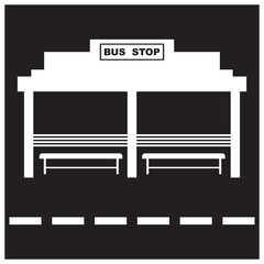 bus stop icon design