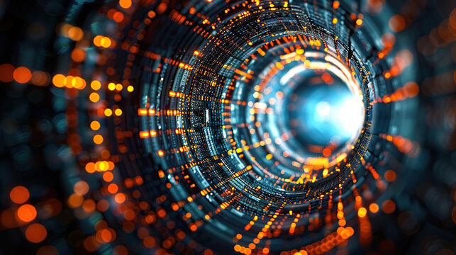 Abstract communication and future technology data flow
