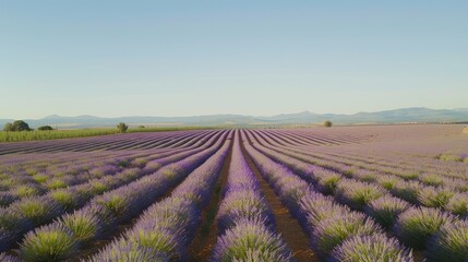 lavender field in region