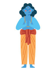 lord krishna standing character