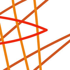 Red orange grid lines abstract background 