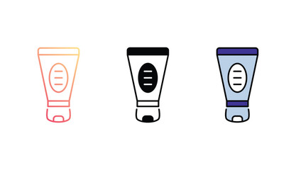 Bb Cream icon design with white background stock illustration
