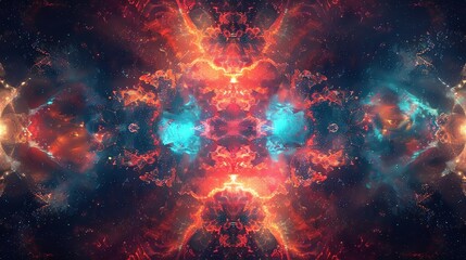 Fototapeta premium glowing abstract pattern background