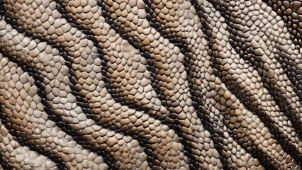 Naklejka premium Snake skin texture background