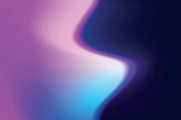 Dark blue and pink glowing grainy gradient background. Colorful noise texture backdrop for webpage header or banner.