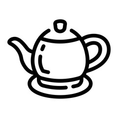 teapot Line Icon