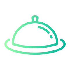 dish Line Gradient Icon