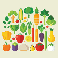 vegetable food lettuce vector tomato (2).eps