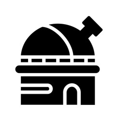 observatory icon design glyph style